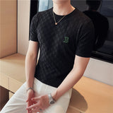 Men Short Sleeve T-Shirt Lapel T-shirt