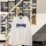 Thrasher Hoodie Loose Hooded Sweater for Men and Women Autumn and Winter