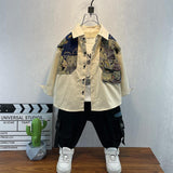 Toddler Boys Sweater Boy Shirt Coat