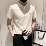 Men Short Sleeve Polo Shirt for Summer T-Shirt