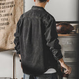 Denim Shirts Loose plus Size Denim Jacket Coat