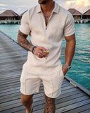 Polo Shirts Short Sleeve Pullover Leisure Men's T-shirt