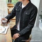 Denim Shirts Spring and Autumn Men's Denim Coat