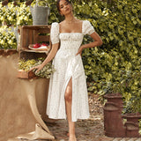 Bella Hadid Dress French Dress Summer Floral Dress