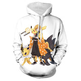 Men and Women Pokemon Pikachu Coat 3D Digital Printing Sweater