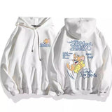 Tom and Jerry Hoodie Sweater Men's Autumn and Winter Long Sleeves Coat