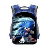 Sonic Backpack Sonic Elementary School Student Polyester School Bag Reflective Stripe Backpack