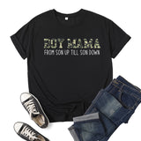 Boy Mama T Shirts Boy Mama Printed Short Sleeve T-shirt