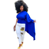 Women Plus Size Jeans Leopard Splicing Slim Denim Pencil Pants