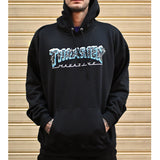 Thrasher Hoodie Autumn and Winter Printing Men's Women's Hoodie Loose Sweater