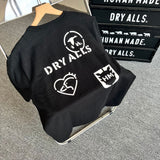 Human Made T-Shirt Slub Cotton Couple Loose T-shirt