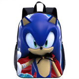 Sonic Backpack Sonic Schoolbag for Elementary School Students