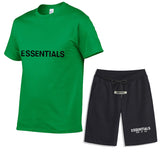 Fear Of God Fog T Shirt Essentials Casual Sports Short Sleeve Shorts Set