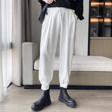 Men Suit Pants Casual Suit Pants Loose Harem Pants