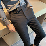 Men Trousers Casual Suit Pants