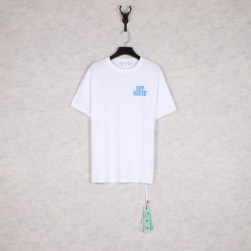 Off White T Shirt Ow ShortSleeved Tshirt Men's Unisex Cotton Arrow Print Owt