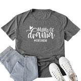 Boy Mama T Shirt Mama of Drama Letter Print T-shirt