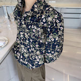 Transparent Shirt for Men Heavy Craft Flower Embroidered Shirt