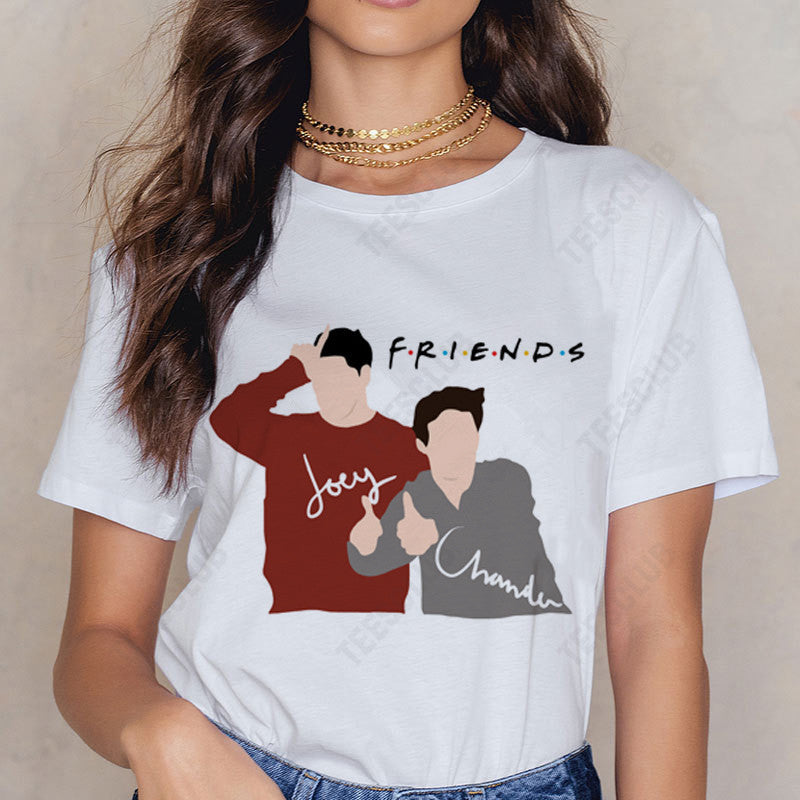 Friends Joey T Shirt Friends TV Show T Shirt Men and Women Couple T-shirt