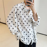 Men's Shirts Autumn Men's Shirt Fashion Retro Casual Top Shirt