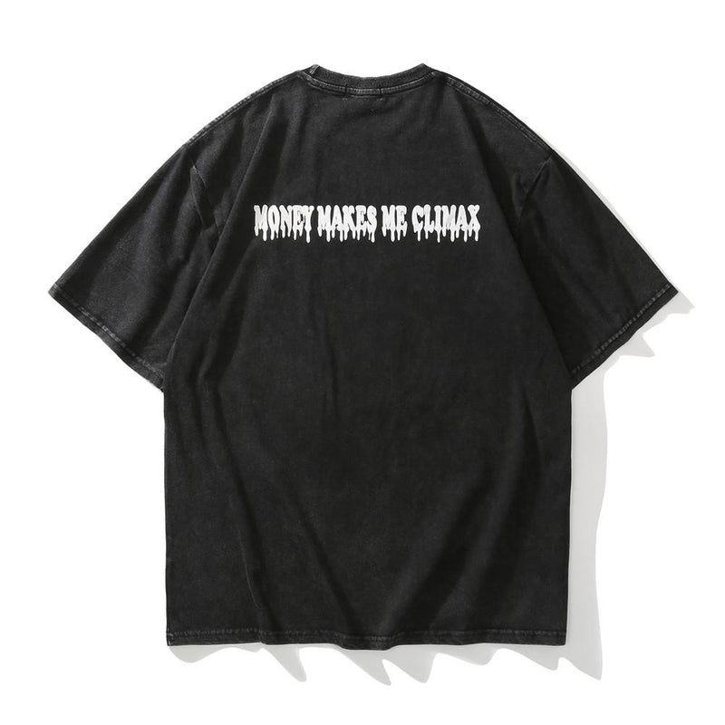 Men's T Shirt Summer Casual Tops Printed Short Sleeve T-shirt Men's round Neck Half Sleeve Street Trendy Half Sleeve Pullover