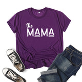 Boy Mama T Shirts the Mama Printed Short Sleeve T-shirt