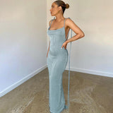 Music Festivals Rave Outfits Dress Summer Sexy Backless Slim Fit Dress