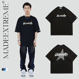 Blackair T Shirt Summer Short Sleeve Loose round Neck T-shirt