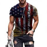 Tactics Style T Shirt for Men Summer Short Sleeve round Neck Printing Stylish Casual T-shirt