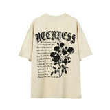 Man Tees Summer Fashion Brand Heavy Short Sleeve T-shirt