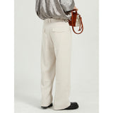 Men Suit Pants Men's Clothing Summer Leisure Straight Trousers