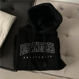 Harvard Sweatshirt Retro Alphabet Printed Hoodie