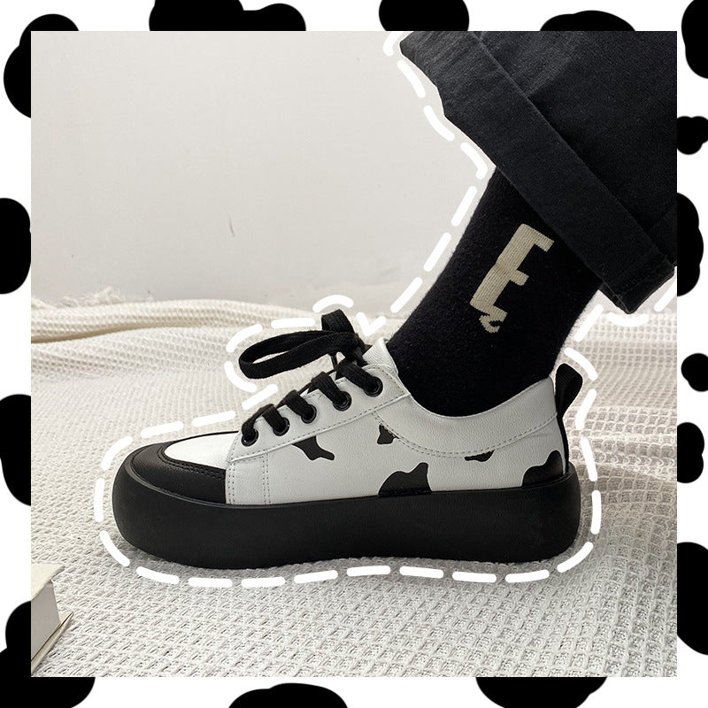 Cow Print Hey Dude Shoes Head Bread Cow Shoes