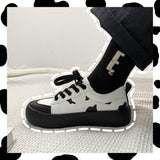 Cow Print Hey Dude Shoes Head Bread Cow Shoes