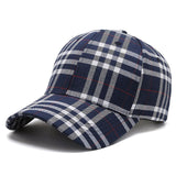 Vintage Check Baseball Cap