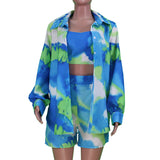 Women Pants Suit Women's Spring/Summer Temperament Leisure Three-Piece Suit
