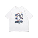 Men T Shirt Summer Casual Tops Men's Clothes Summer Wear Vintage Men's round Neck Short Sleeve Casual Loose Letter Printed T-shirt