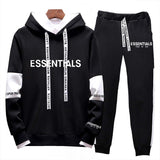 Fear Of God Fog Essentials Hoodie & Sweatpant 2 Piece Set For Men And Women