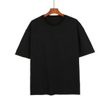 Fog T Shirt Spring/Summer Simple Solid Color round Neck Pullover Men's and Women's Same Style Short Sleeve Fear Of God