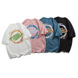 Men T Shirt Summer Casual Tops Men's Clothes Summer Wear Vintage Men's round Neck Short Sleeve Casual Loose Printed T-shirt