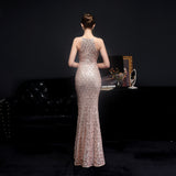 Sequin Evening Dress Sequined Queen Fishtail Evening Gown