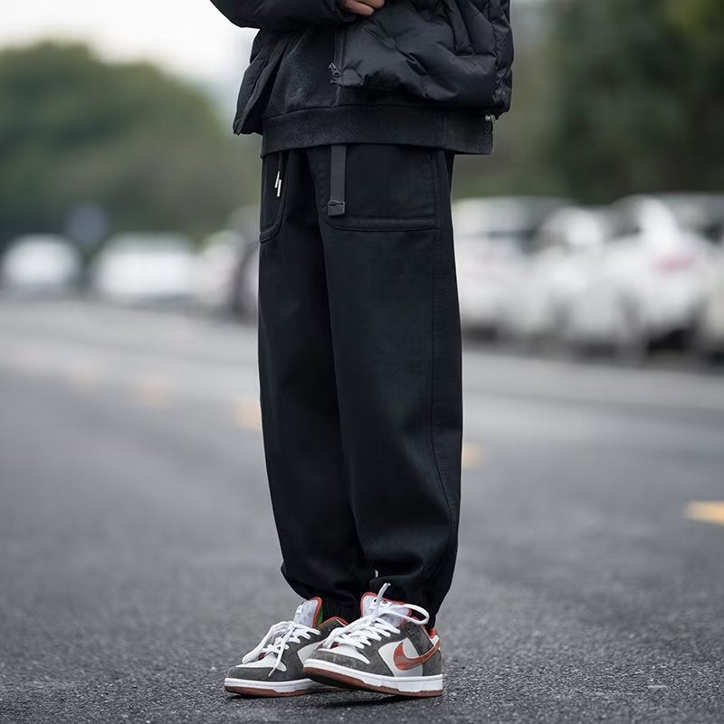 Men Cargo Pants Overalls Men's Spring and Autumn Loose Trendy Casual Pants Fashion