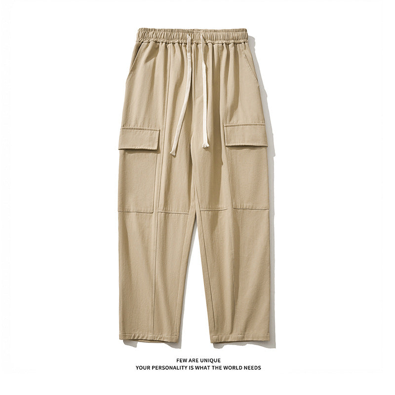 Men Cargo Pants Men's Loose Spring Exercise Casual Pants