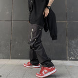 Harajuku Clothing Straight Leg Pant Baggy Pants Straight Cargo Pants Hip Hop Trousers for Men