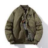 New York NYC Varsity Jacket Embroidered Hip Hop Baseball Uniform