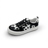 Cow Print Hey Dude Shoes Zebra Print Casual Sneakers Women's Casual Breathable Canvas Shoes