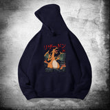 Men and Women Pokemon Pikachu Hoodie Loose Hoodie Coat