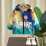 Toddler Boys Jackets Ultraman Coat for Boys Spring and Autumn