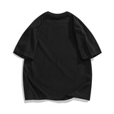 Men T Shirt Summer Casual Tops Men's Clothes Summer Wear Retro Men's round Neck Short Sleeve Loose Splash-Ink T-shirt Fashion