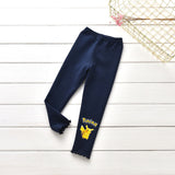 Children Pokemon Pikachu Pants Cotton Spring and Autumn Trousers Crawler Female Crawler